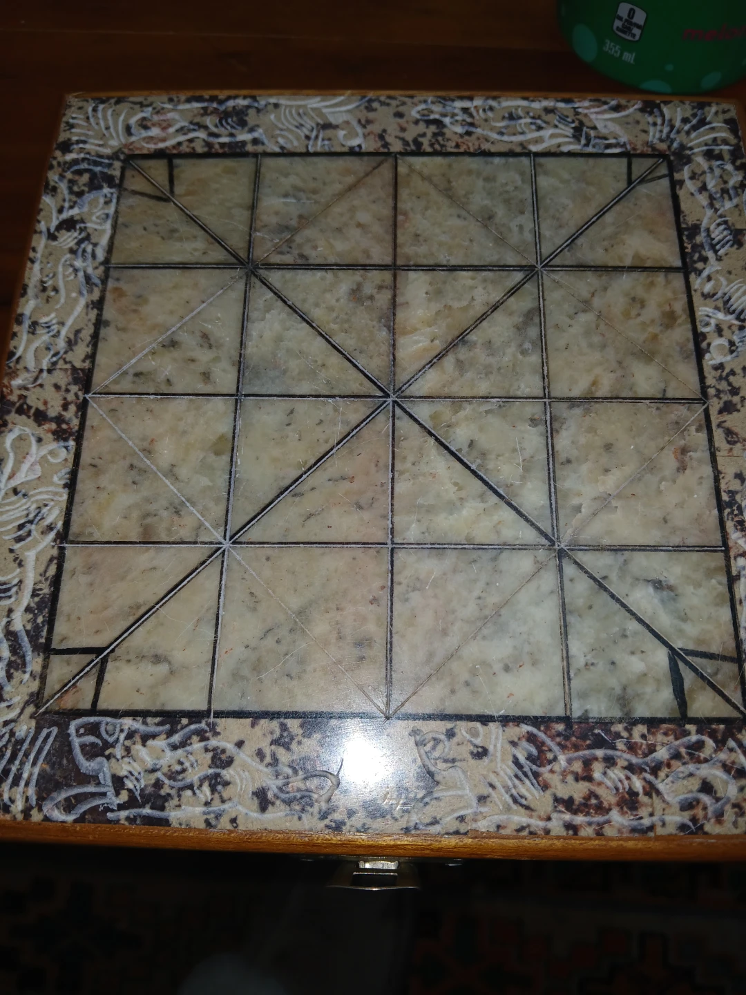 Stone Chess Set with Animal Pieces - photo 2