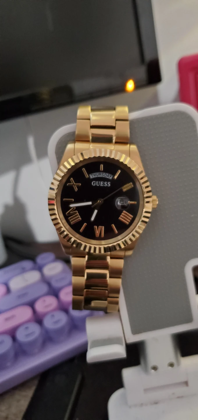 Guess Gold Tone Watch