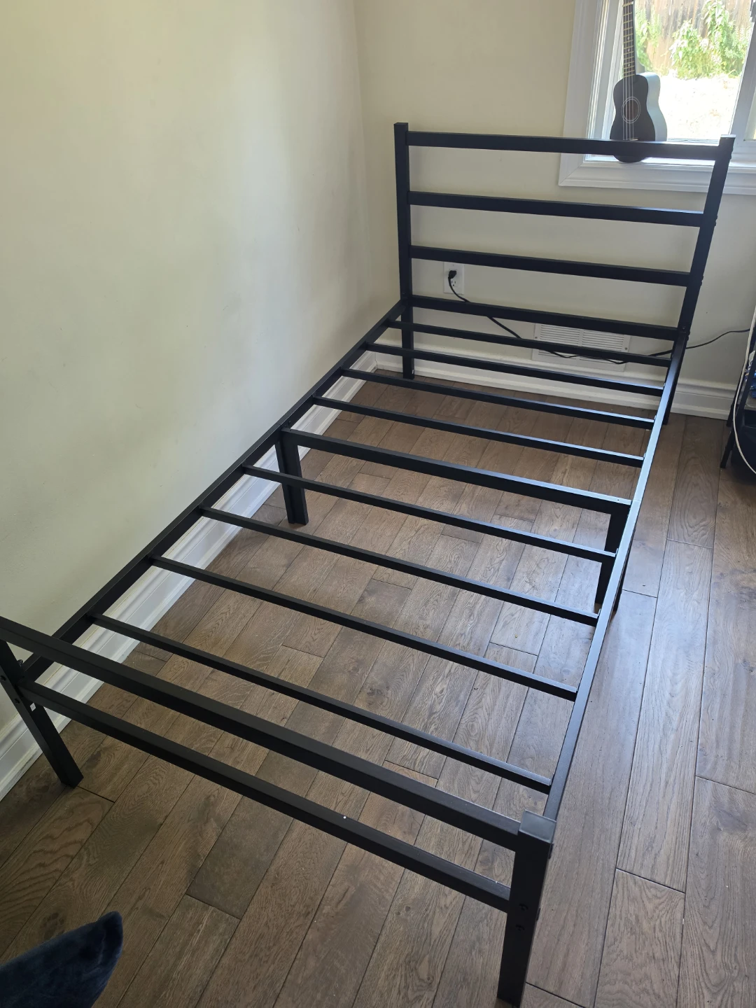 Black Metal Twin Bed Frame