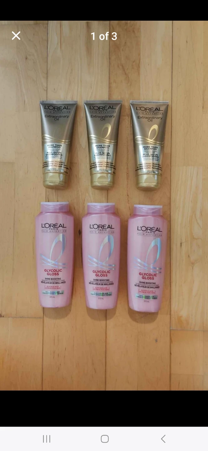 L'Oreal Extraordinary Oil, Glycolic Gloss Boosting Shampoos