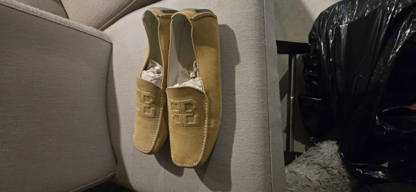 Givenchy Brown Suede Loafers