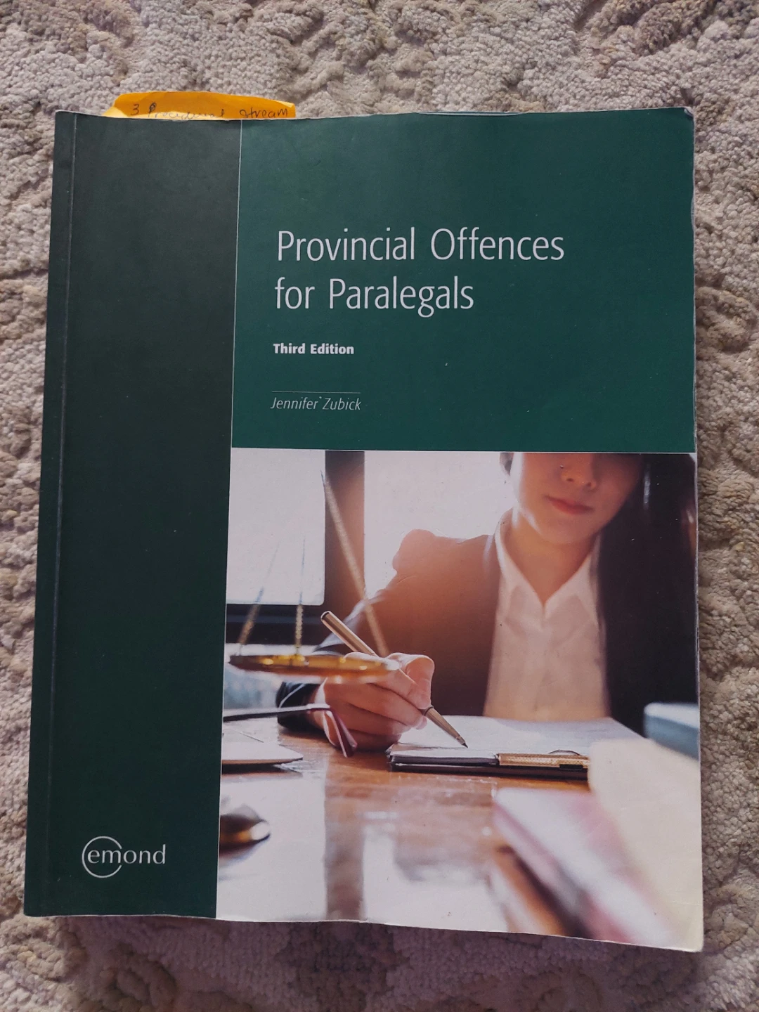 Provincial Offences for Paralegals Third Edition Textbook