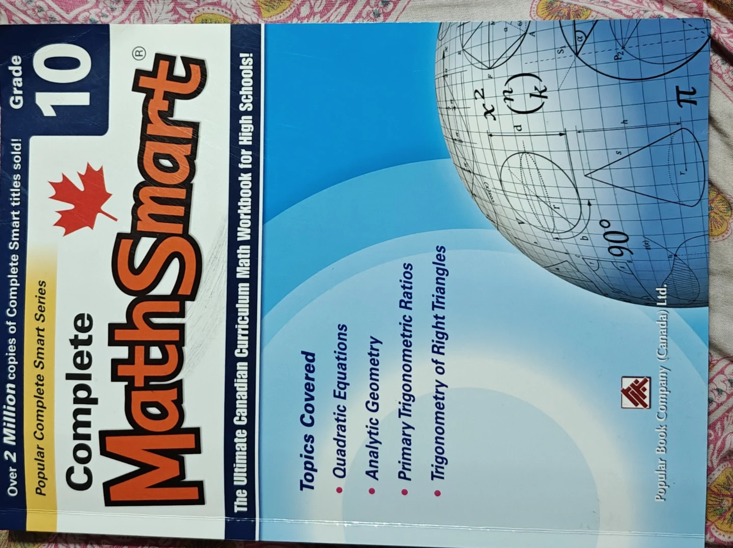 Complete Math Smart Grade 10 Workbook