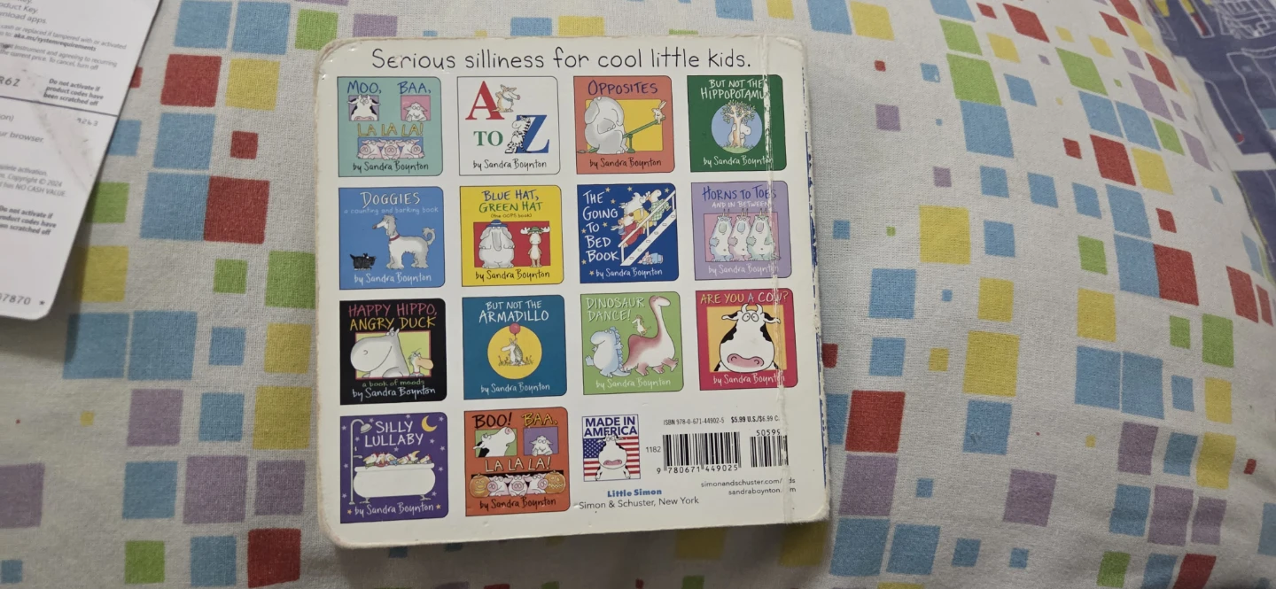 The Going to Bed Book by Sandra Boynton Board Book - photo 2