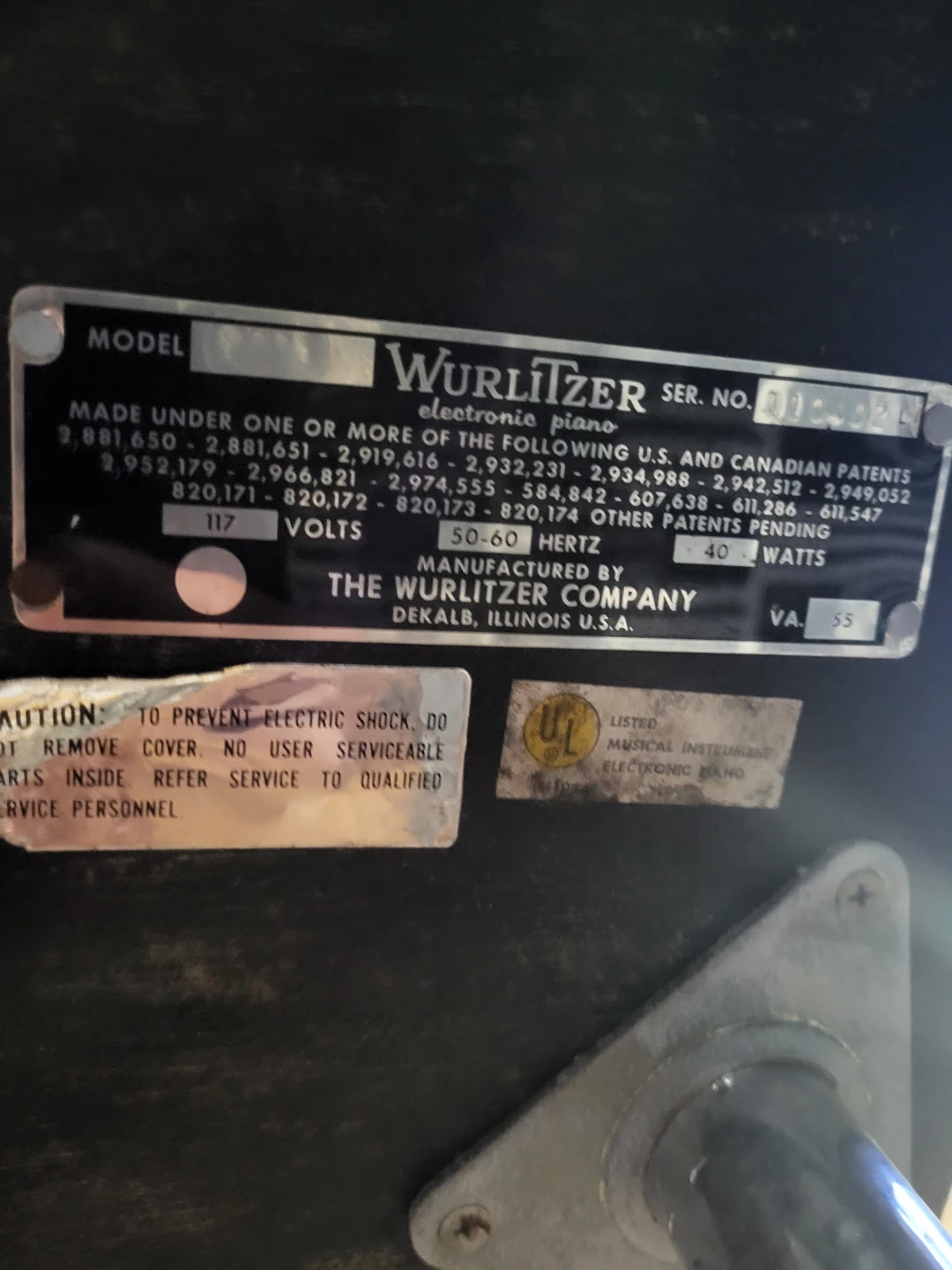 wurlitzer 200a electric piano - photo 5