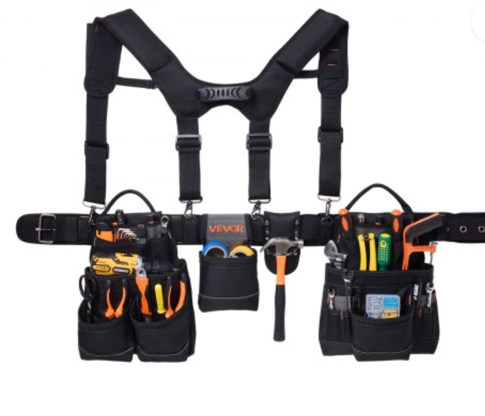 Tool Belt with Suspenders