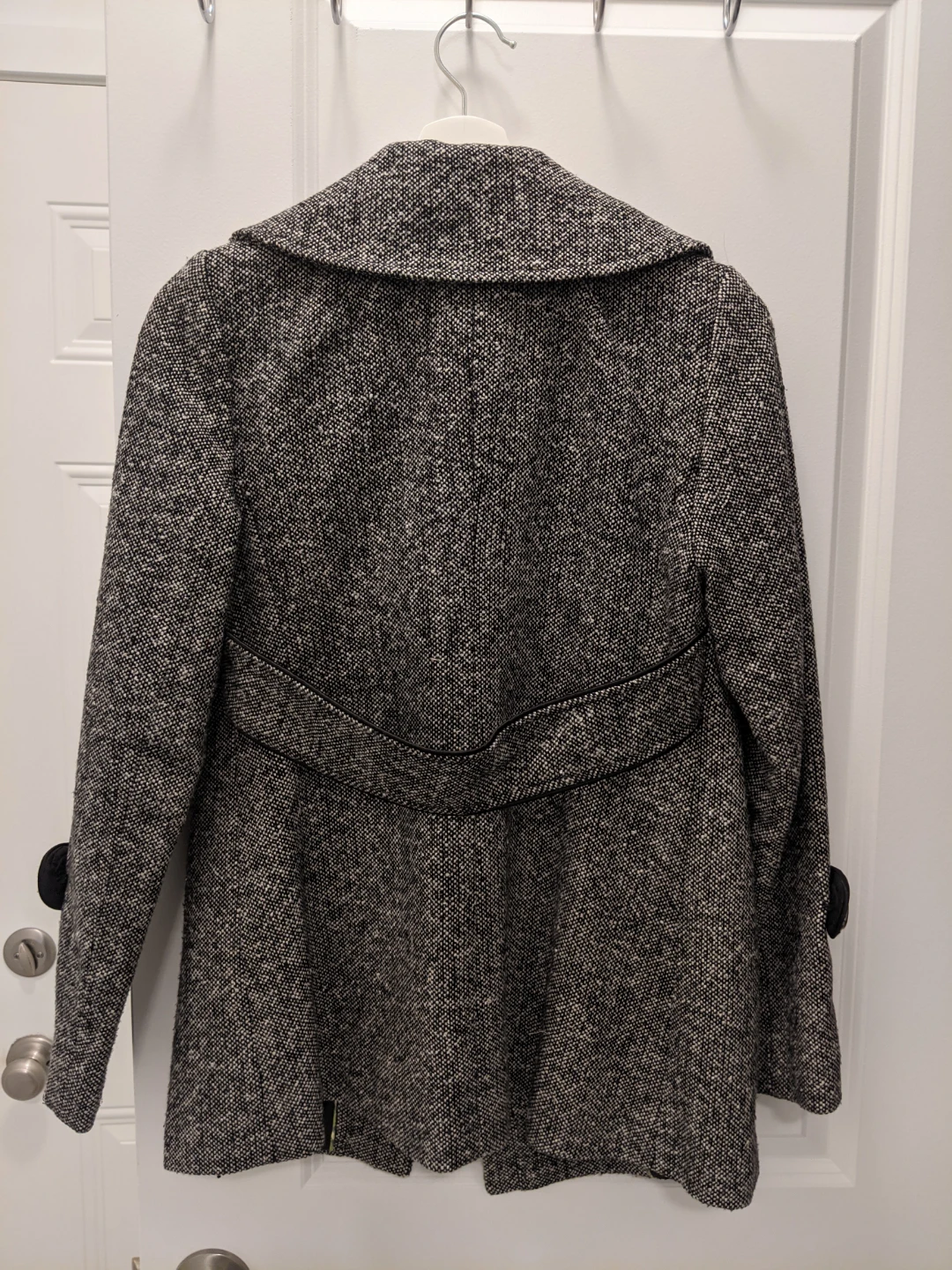 Soia & Kyo Tweed Wool Blend Peacoat Jacket - photo 2