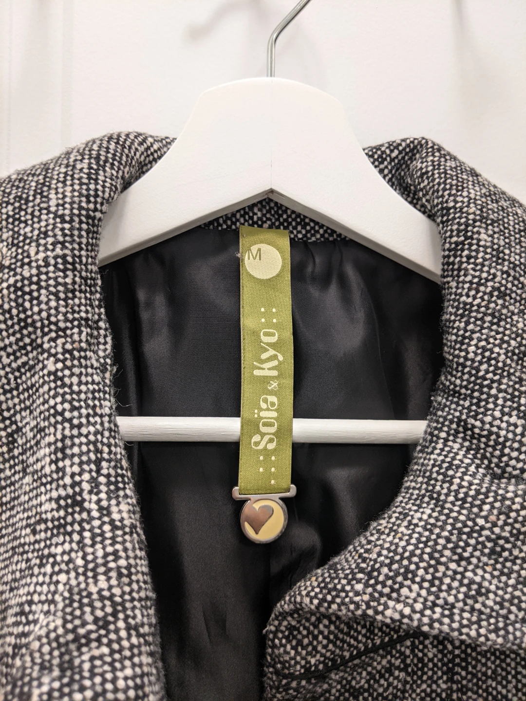 Soia & Kyo Tweed Wool Blend Peacoat Jacket - photo 5