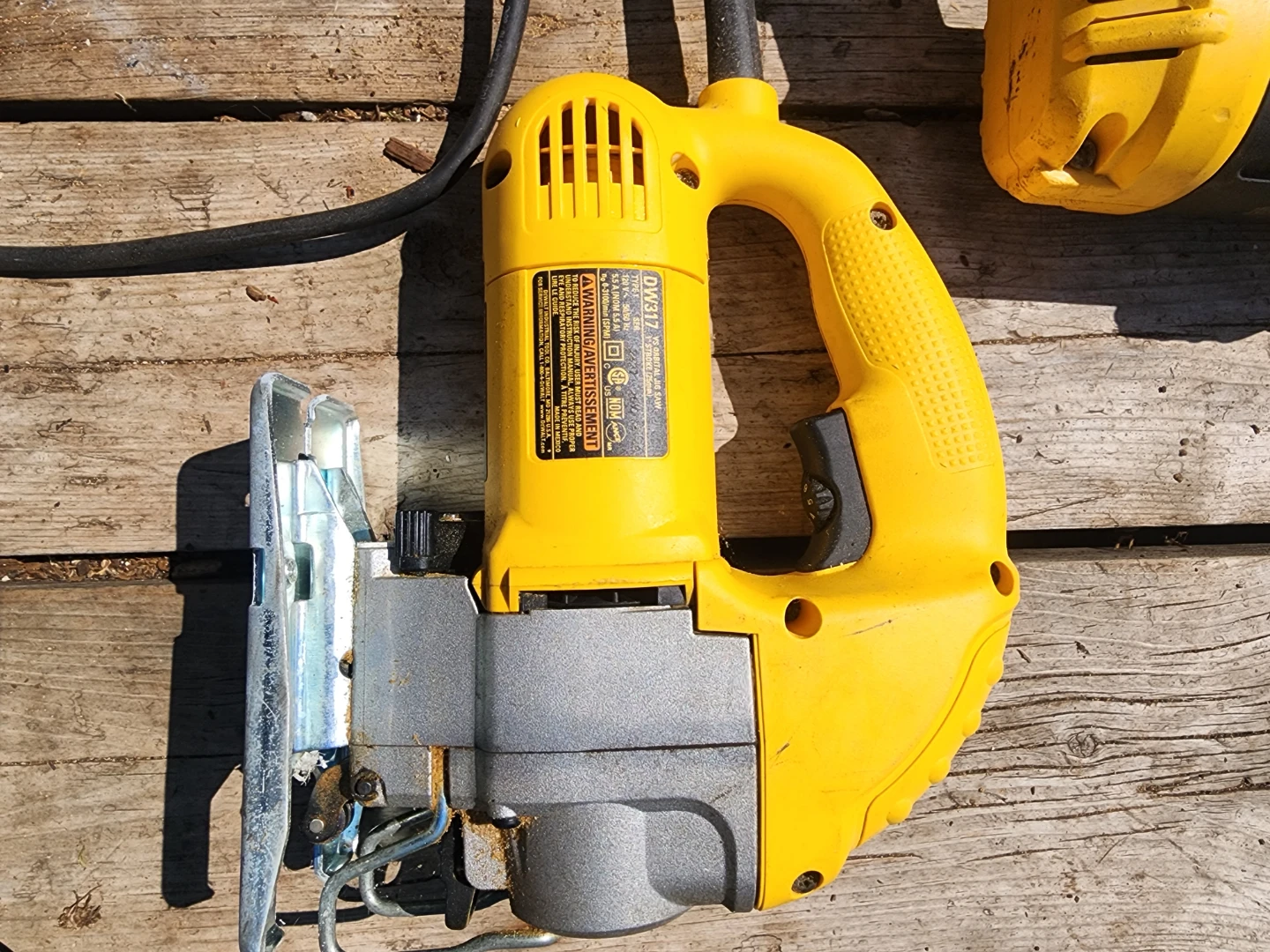 DeWalt Jigsaw DW317 and Reciprocating Saw DWE357 - photo 2