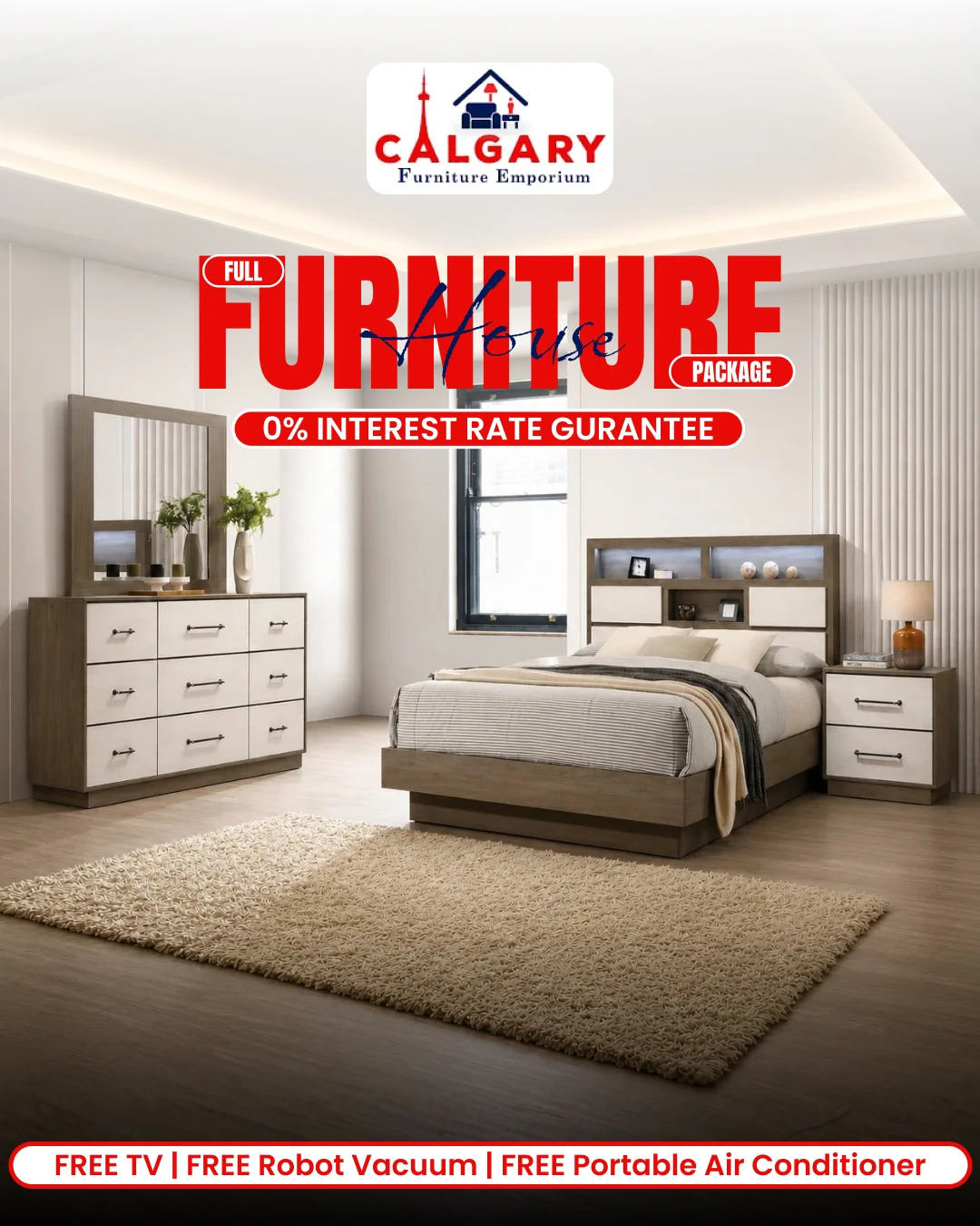 Calgary Furniture Emporium Full House Furniture Package