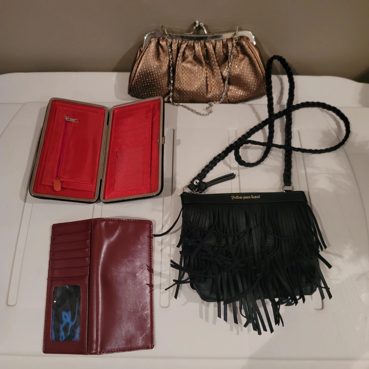 $2 Each Assorted Wallets and Handbags