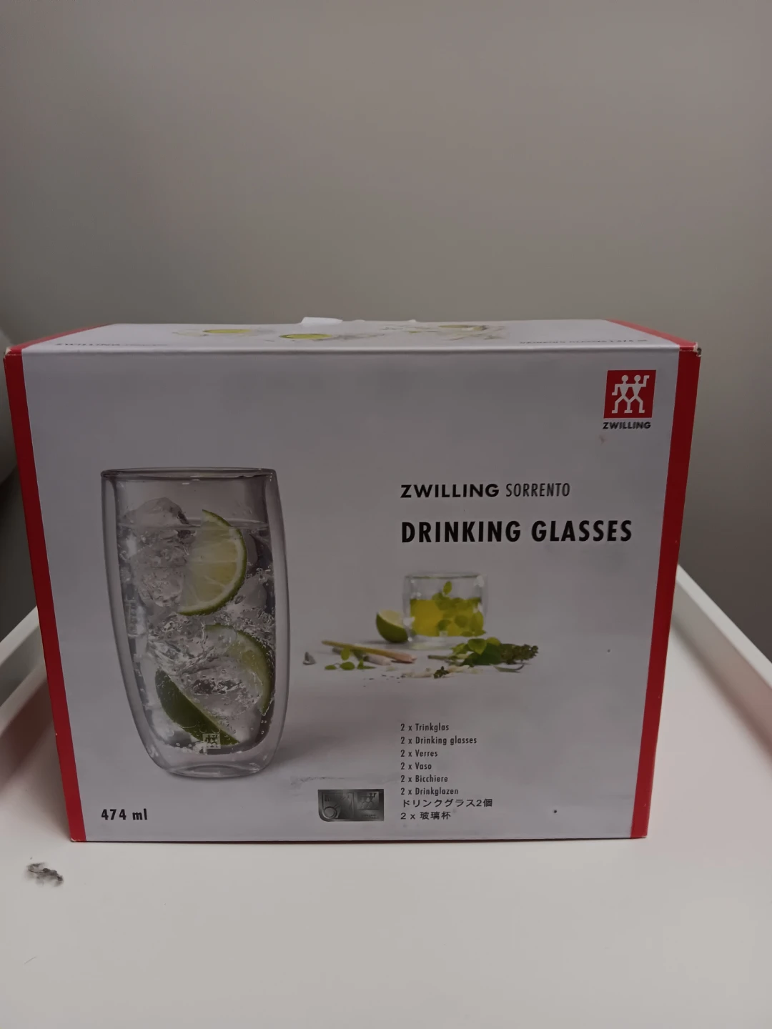 Moving Out sale- Zwilling Sorrento Drinking Glasses - Set of 2