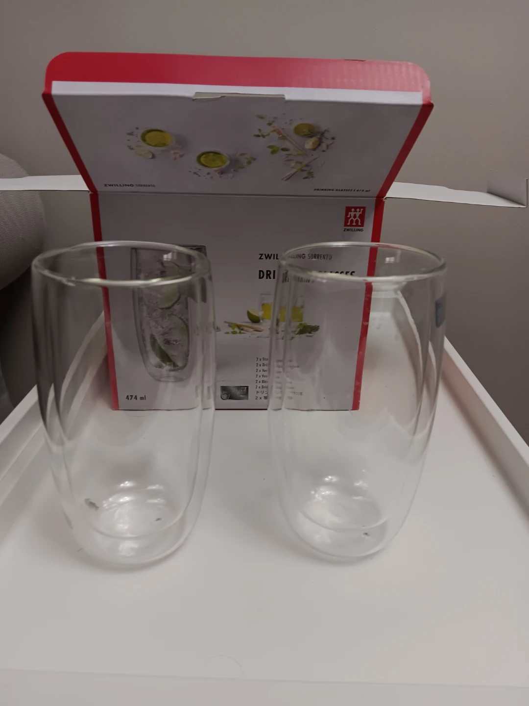 Moving Out sale- Zwilling Sorrento Drinking Glasses - Set of 2 - photo 3