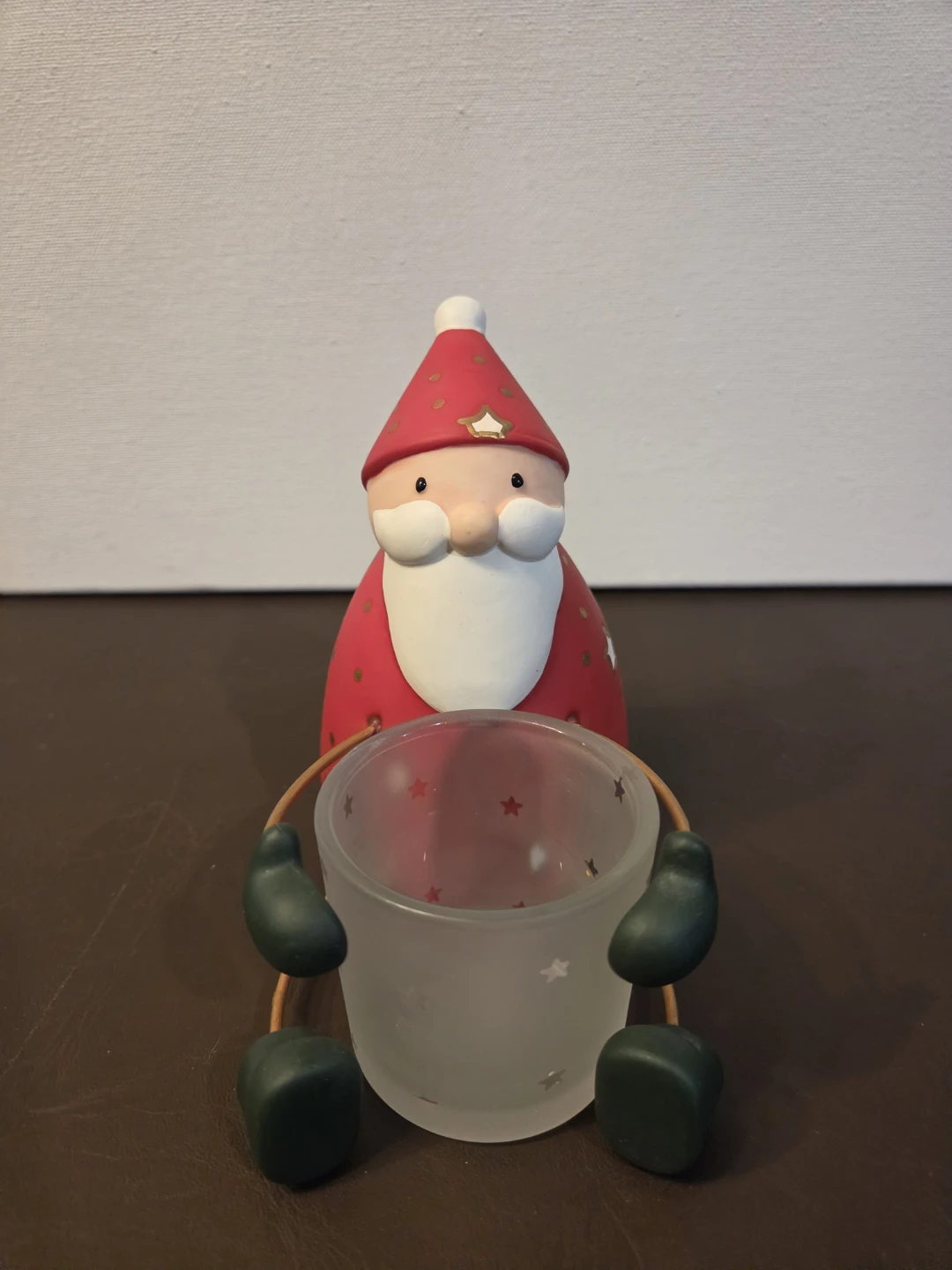 PartyLite Christmas Santa Candle Holders - photo 3