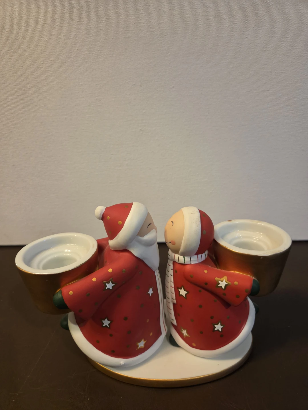 PartyLite Christmas Santa Candle Holders - photo 4