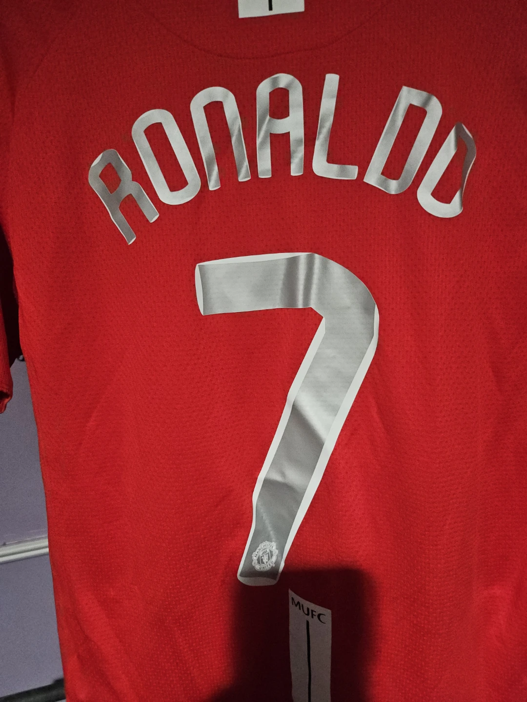 Manchester United Ronaldo #7 Jersey - Size S - photo 5