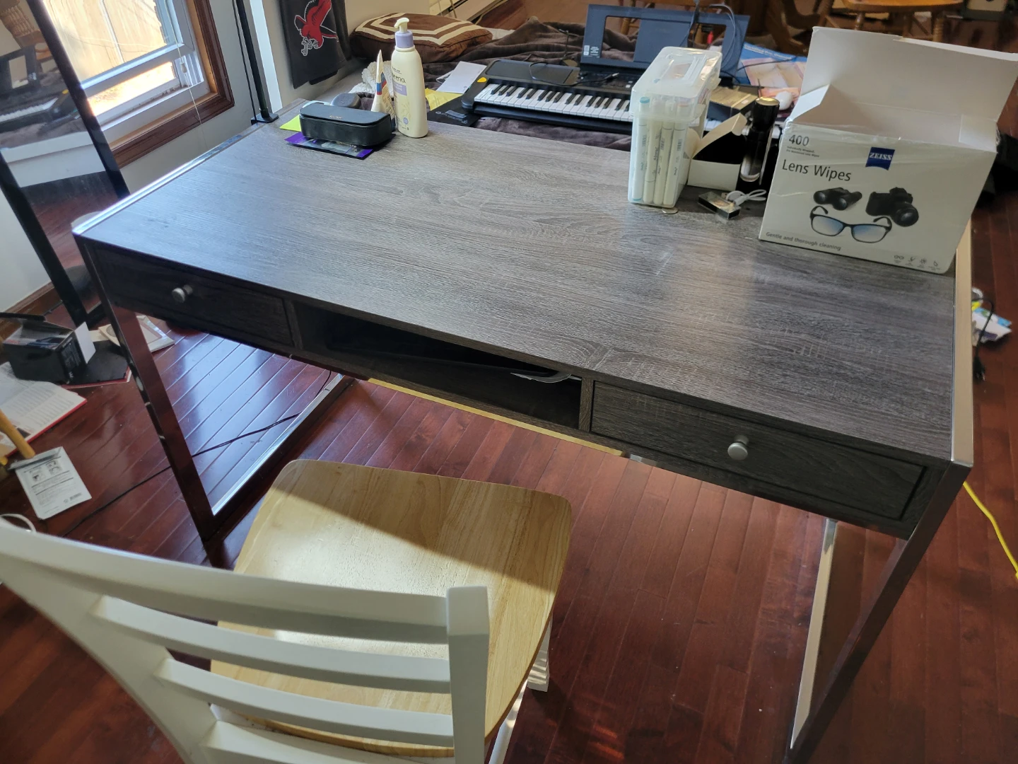 Modern Desk with Drawers