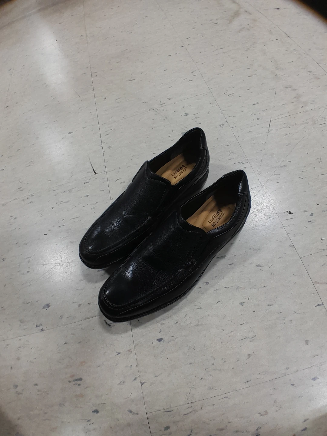 Johnston & Murphy Black Leath Shoes Men's Size 10 - photo 4