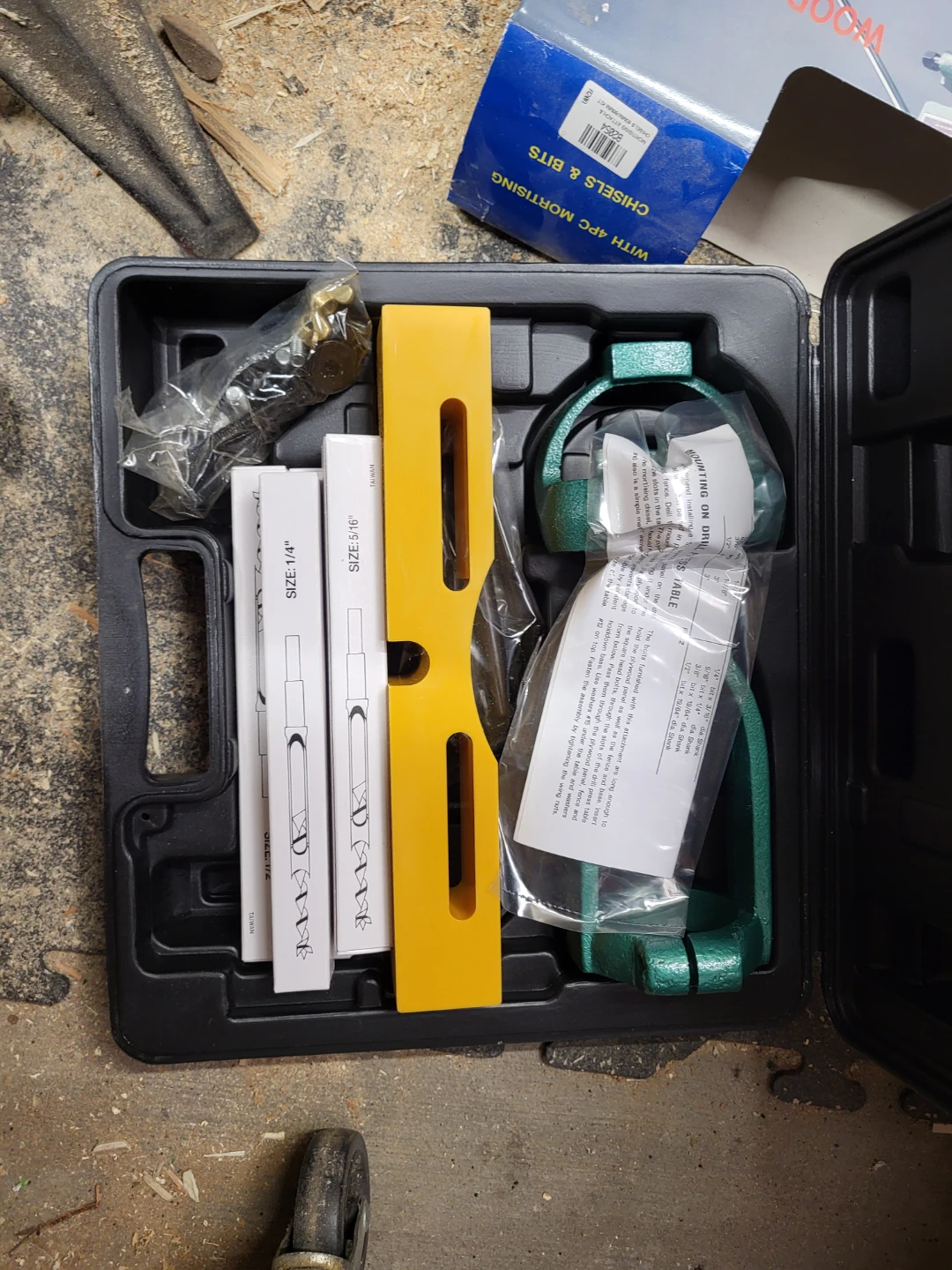 Wood Mortising Chisel Kit with 4PC Bits - photo 2