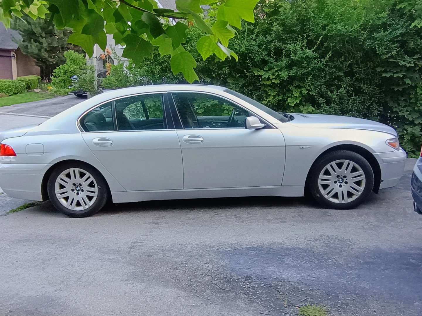 Silver BMW 745i Sedan-year 2003 - photo 4
