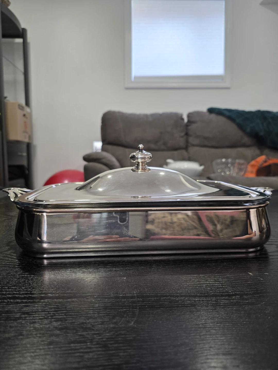 Silver Plated Serving Dish with Lid