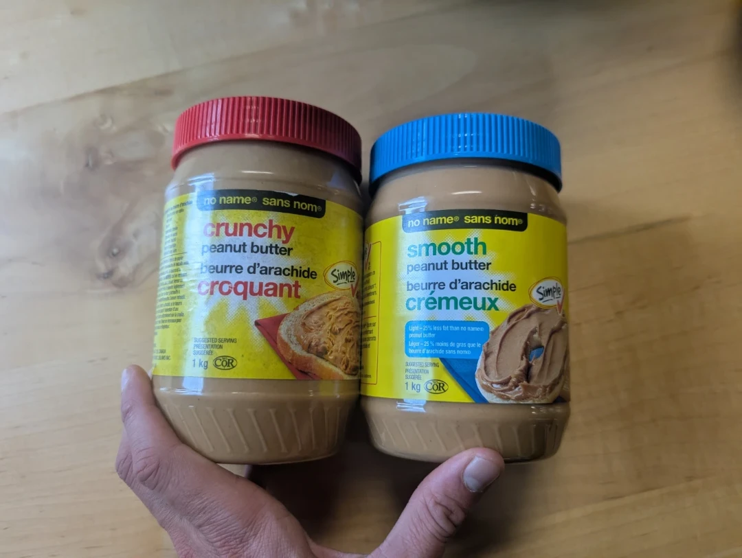 Peanut Butter - Smooth & Crunchy (2 x 1kg)