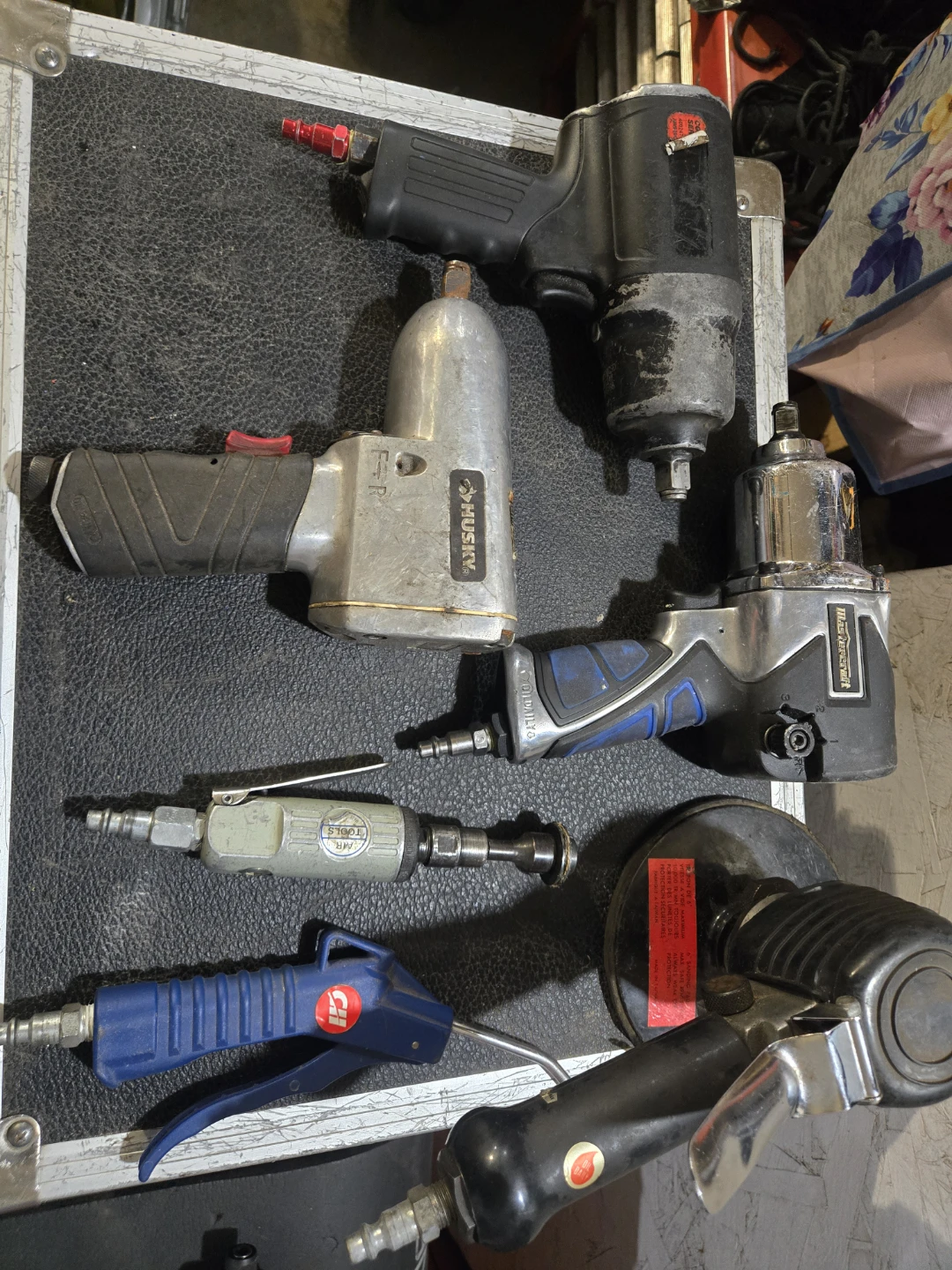 Assorted Air Tools and Hose
