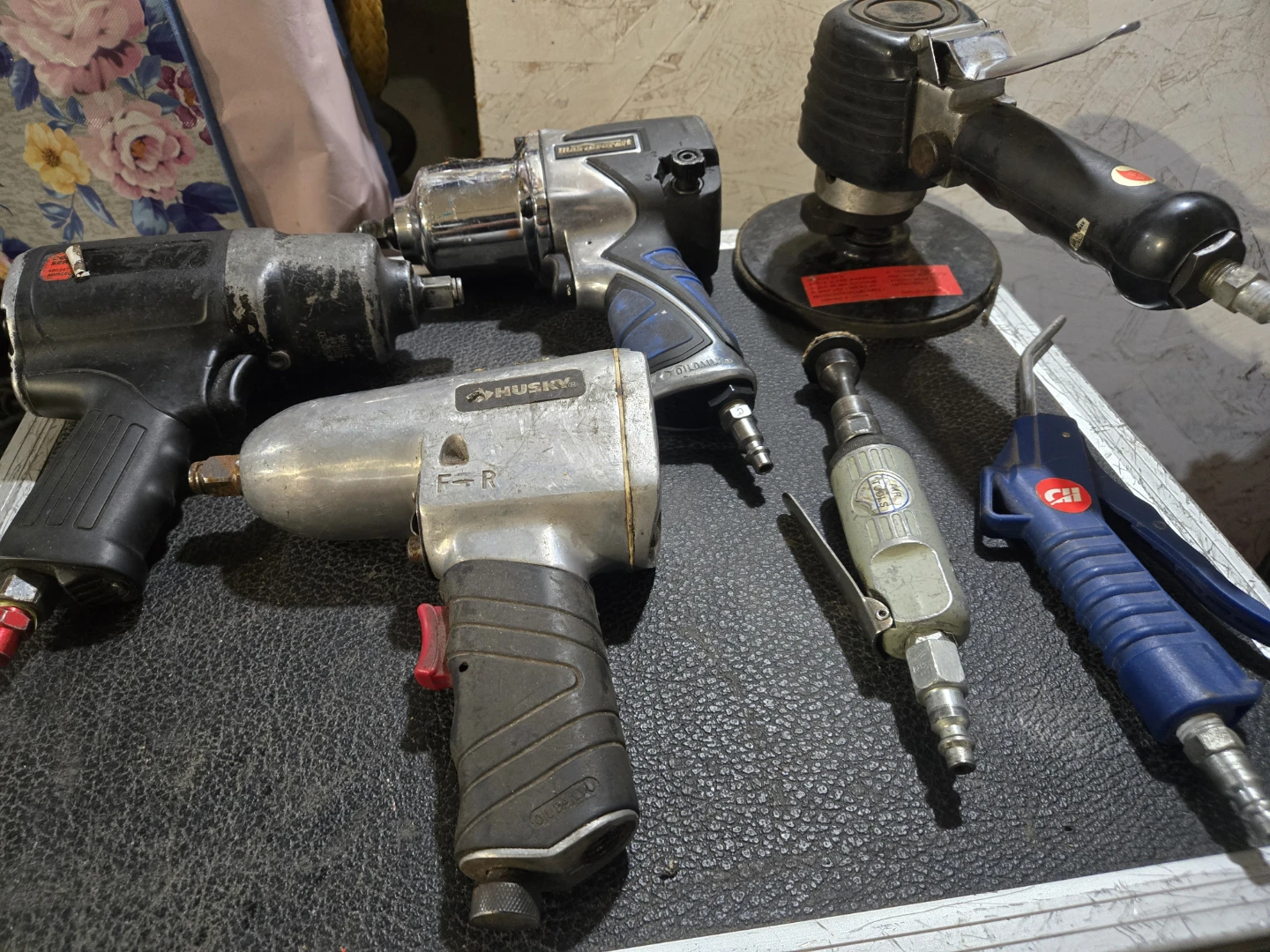 Assorted Air Tools and Hose - photo 2