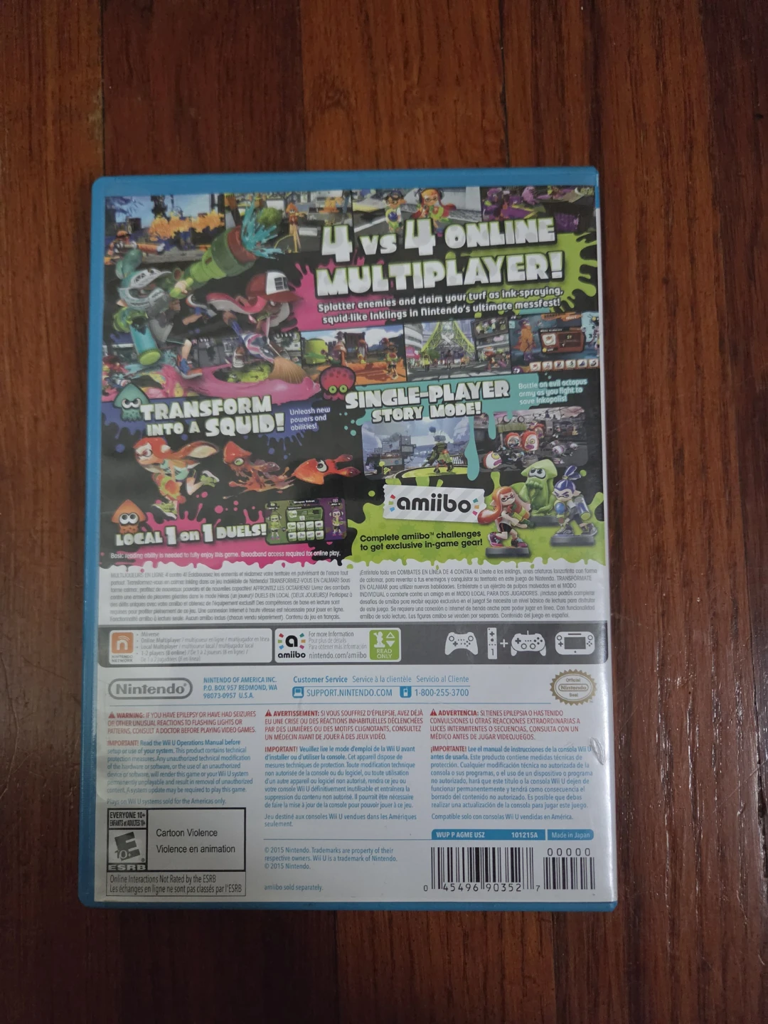 Nintendo Wii U Splatoon Game - photo 2