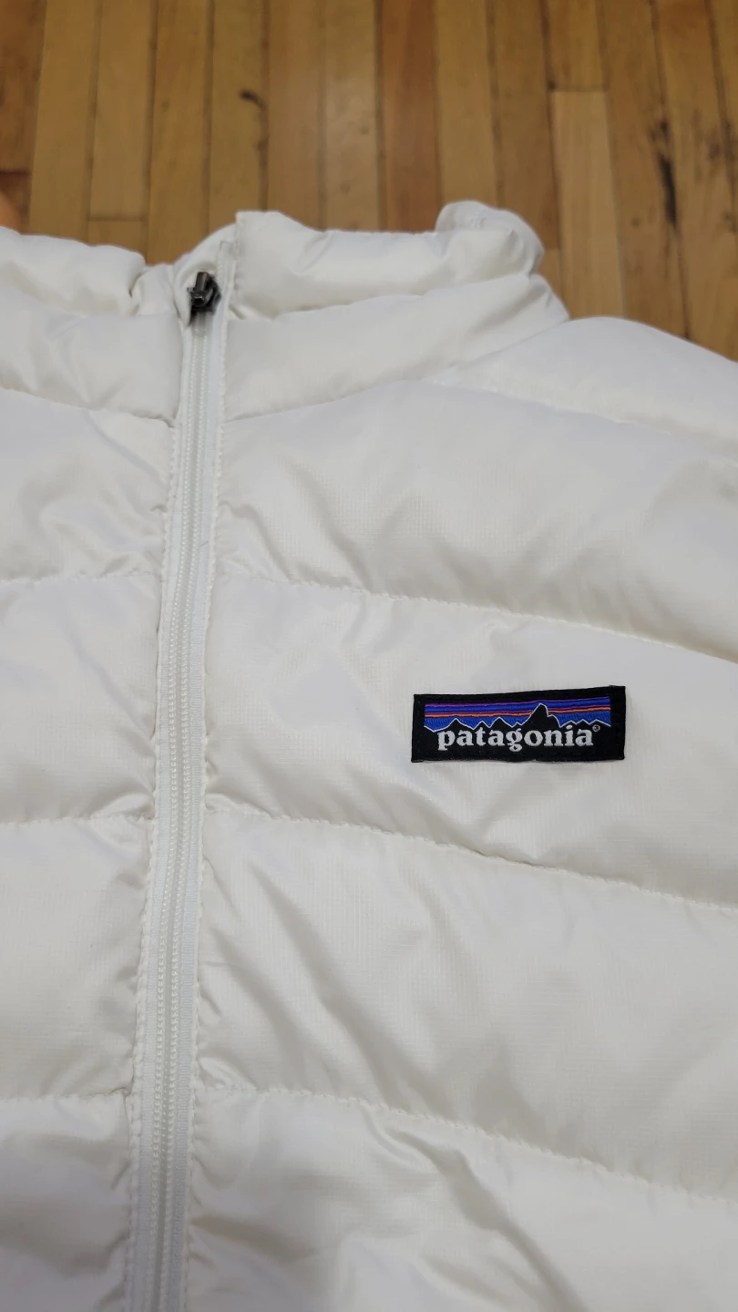 Patagonia Puffer Vest White Size 14-16 (XL) - photo 2