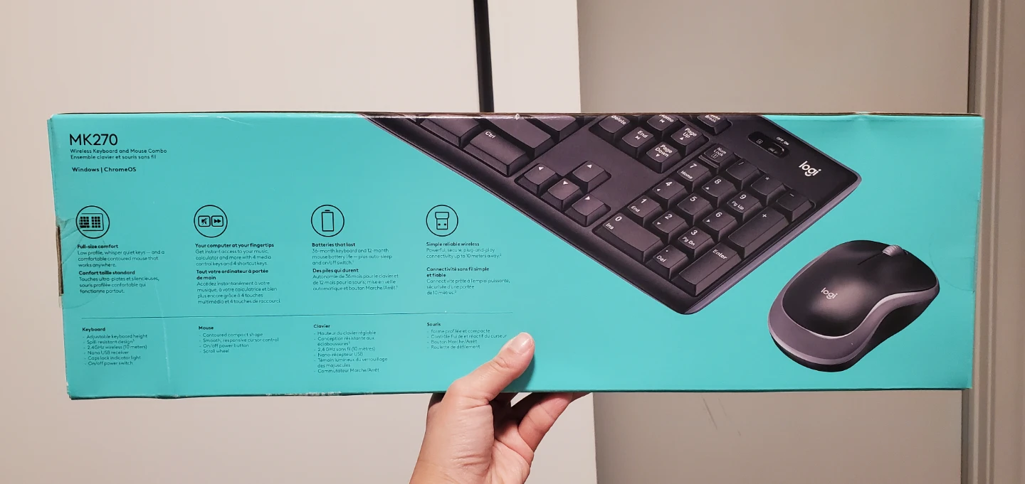 Logitech MK270 Wireless Keyboard and Mouse Combo - photo 2