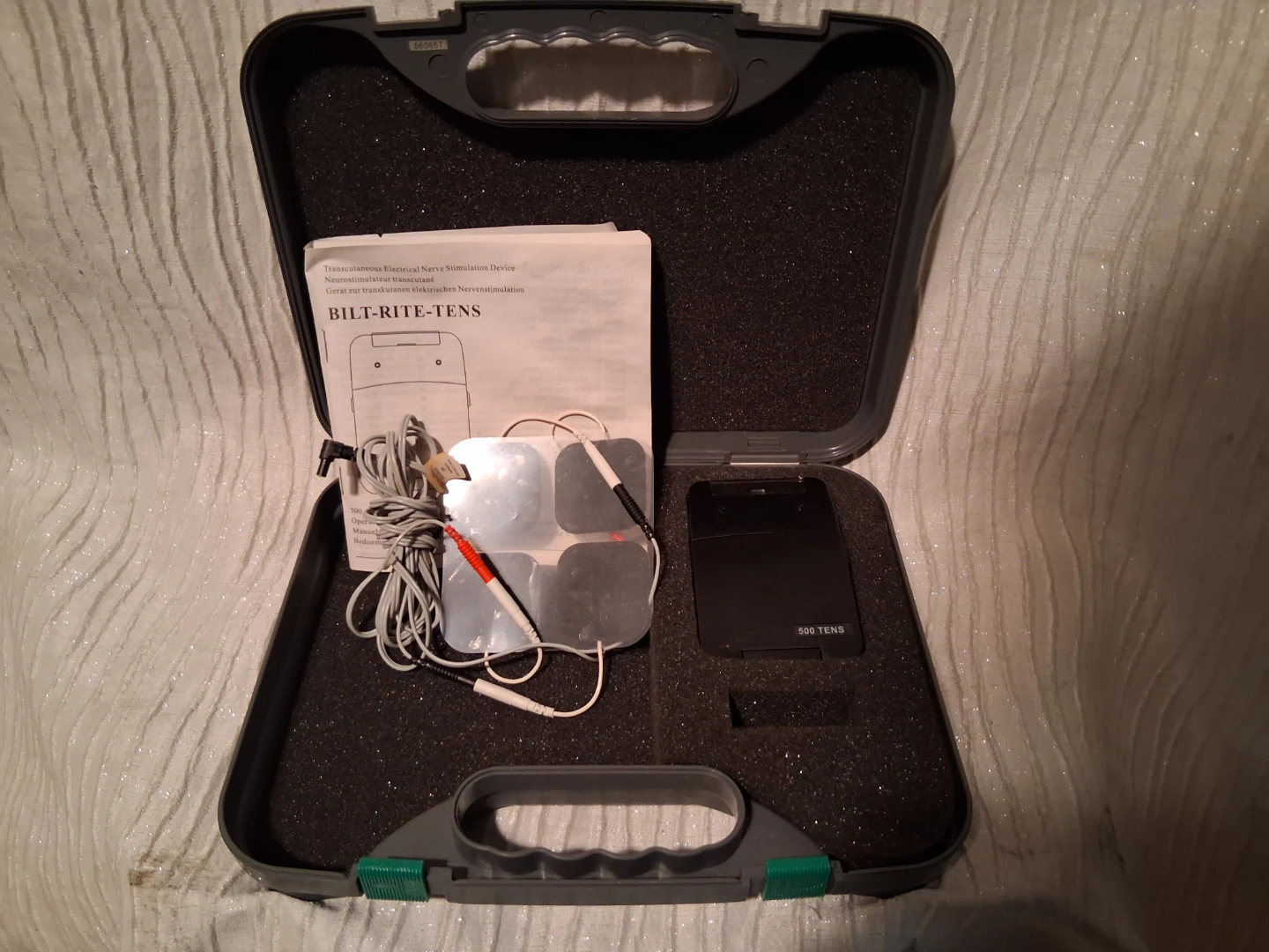 Bilt-Rite TENS 500 Unit with Pads and Leads