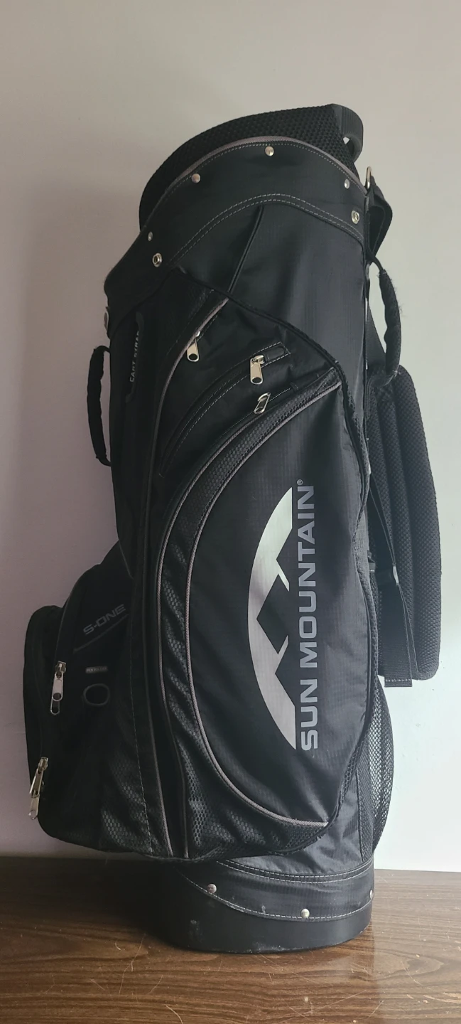 Sun Mountain S-ONE Golf Cart Bag in Black Gray Clubs Golf - photo 3