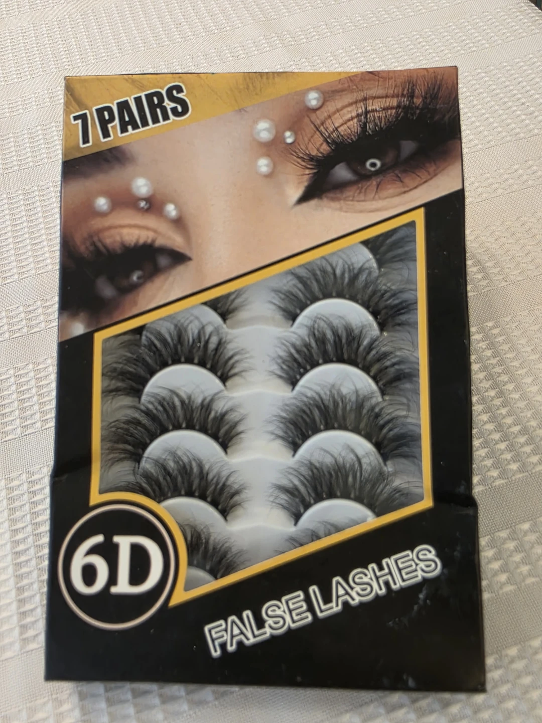 7 Pairs 6D False Lashes