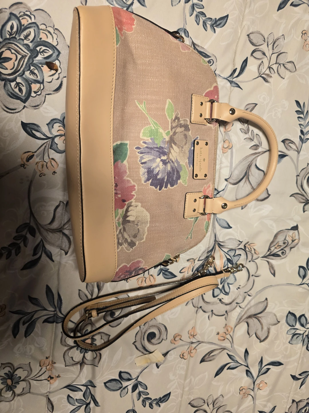 Kate Spade Floral Dome Satchel Handbag