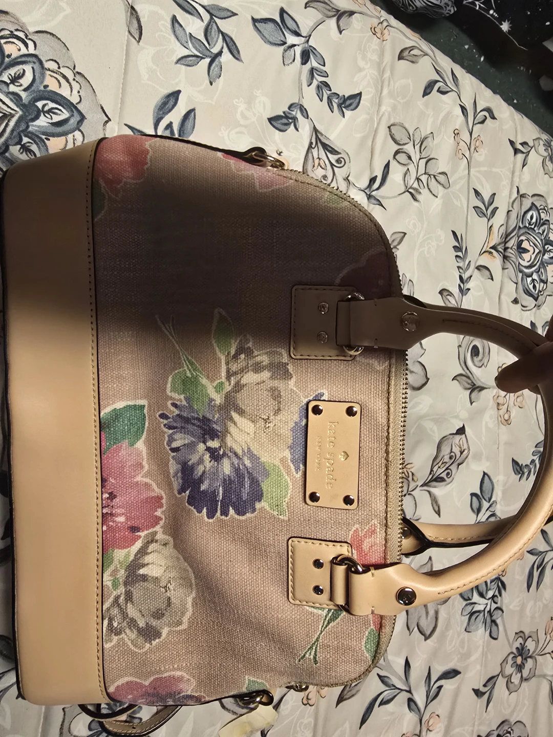 Kate Spade Floral Dome Satchel Handbag - photo 3