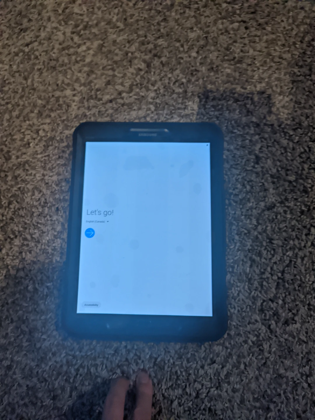 Samsung Tablet with Unicorn Beetle Case