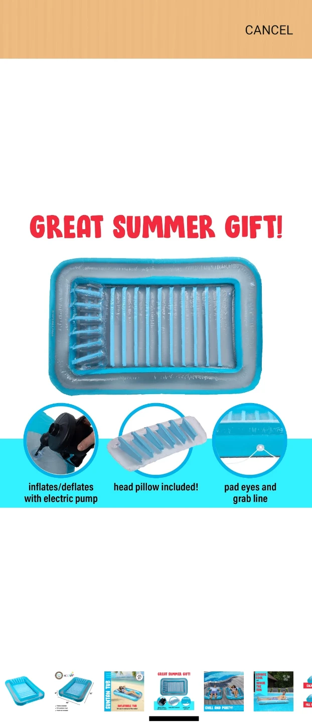 Hoovy Inflatable Suntan Tub - photo 4