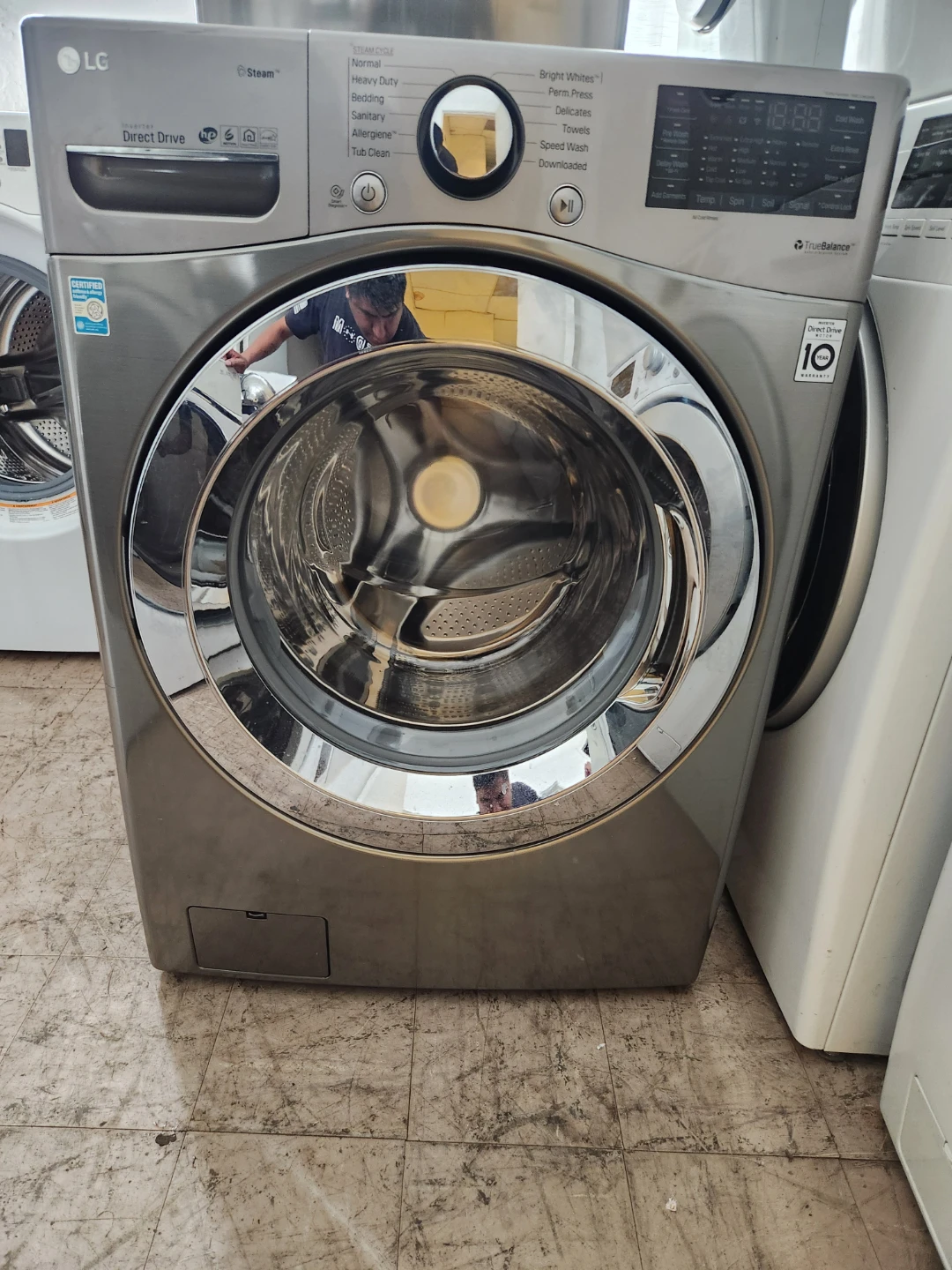 LG Front Load Washer with Steam