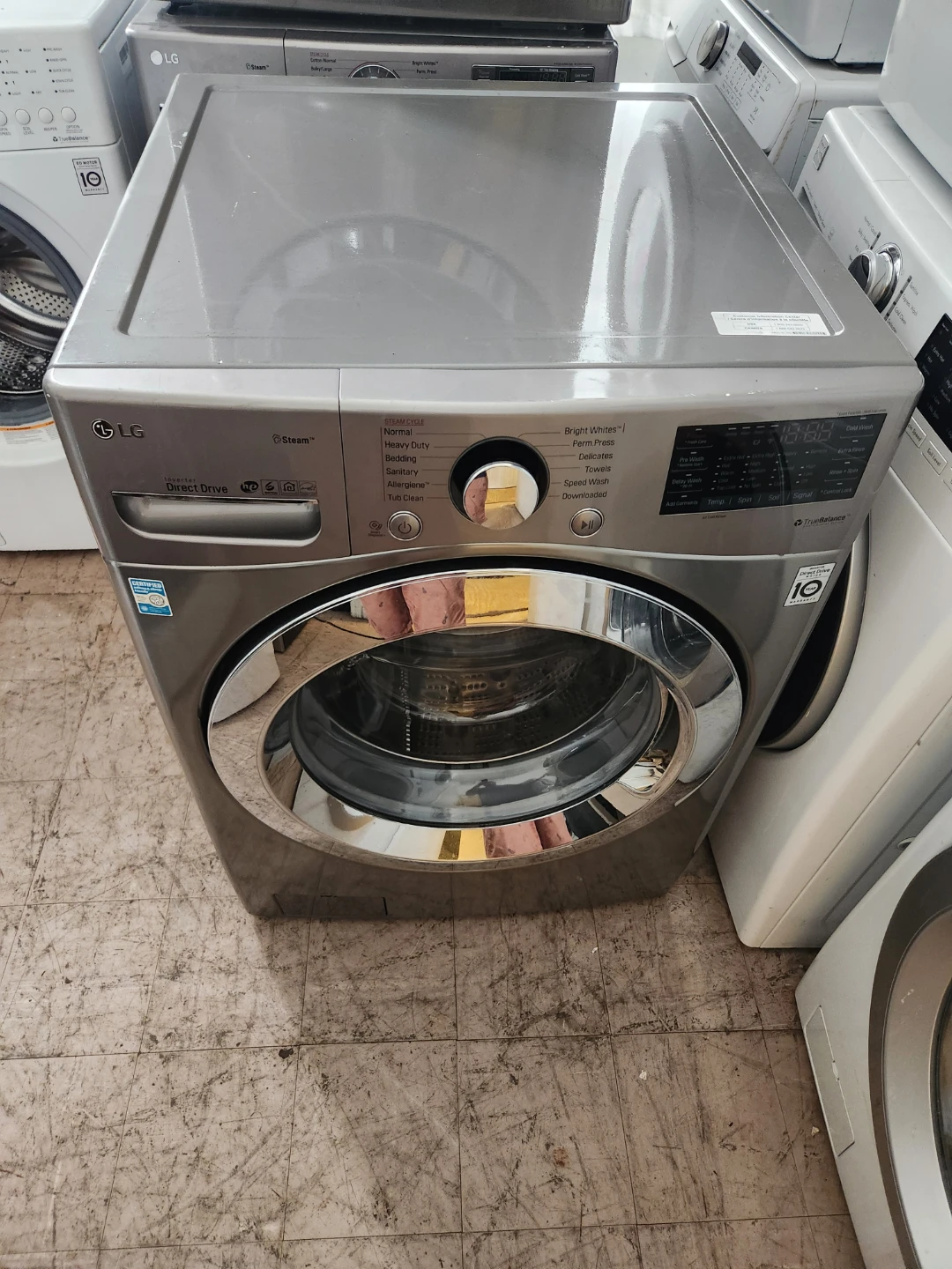 LG Front Load Washer with Steam - photo 2