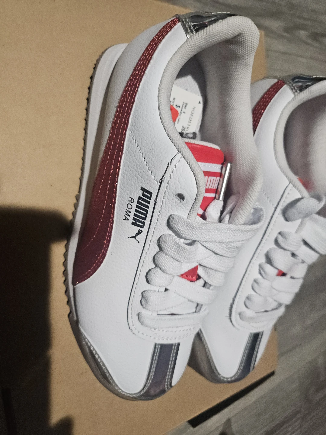 Puma Roma White Red Sneakers - photo 2