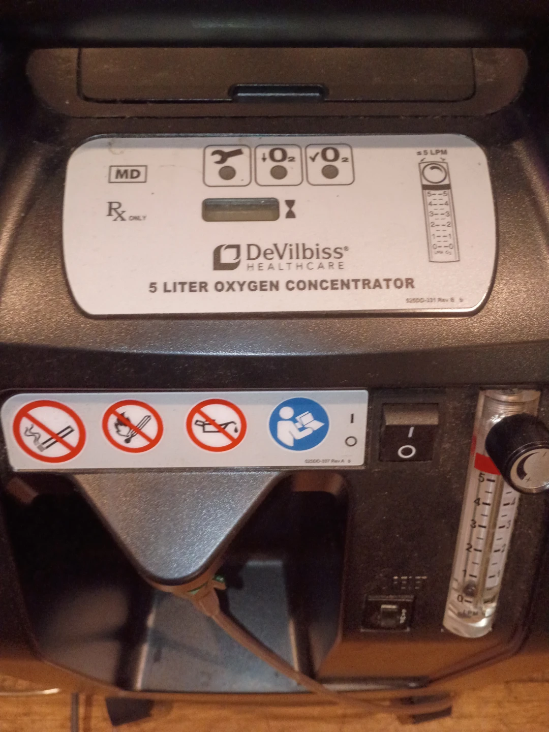 DeVilbiss 5 Liter Oxygen Concentrator