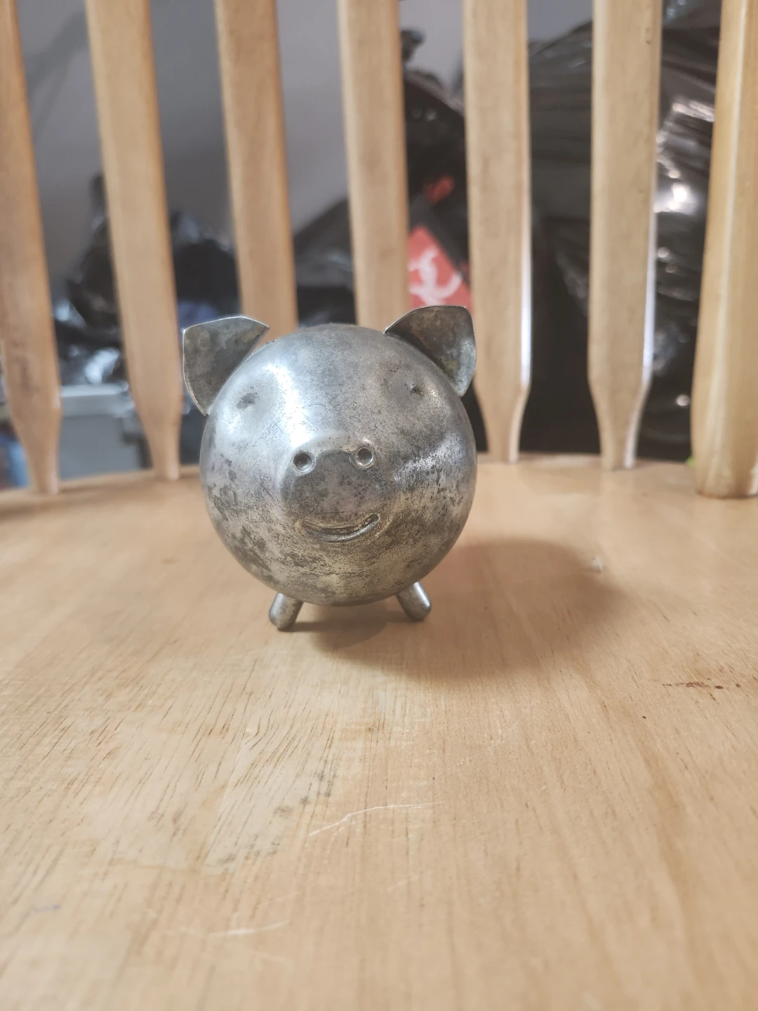 Vintage Metal Piggy Bank
