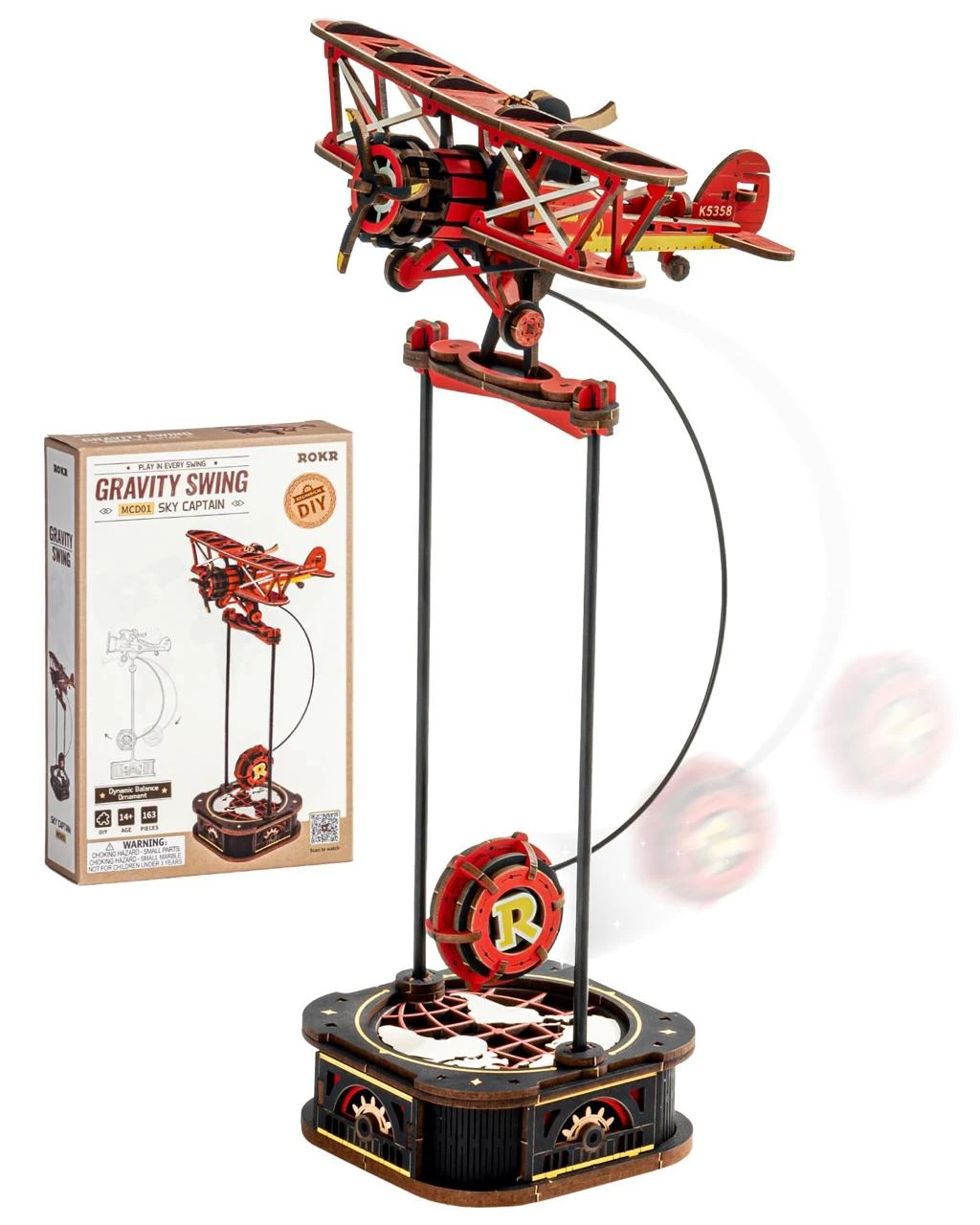 ROKR Gravity Swing Sky Captain Model Kit - NEW SEALED