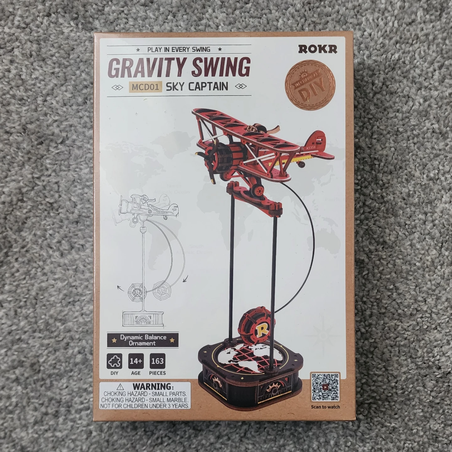 ROKR Gravity Swing Sky Captain Model Kit - NEW SEALED - photo 2