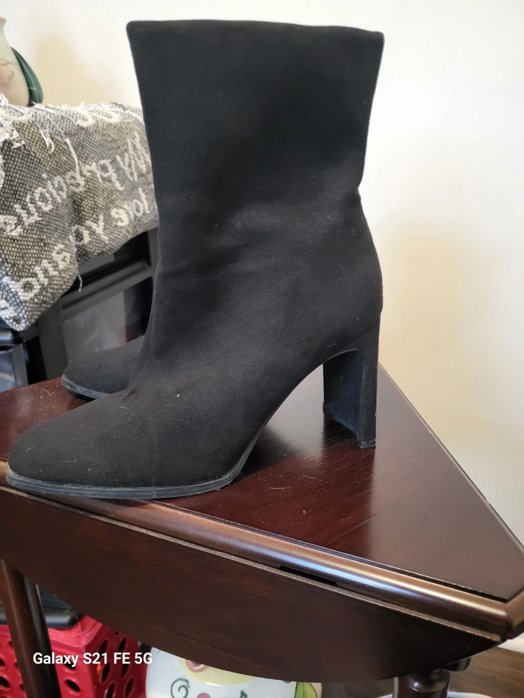 Worthington Black Suede Ankle Boots - photo 4