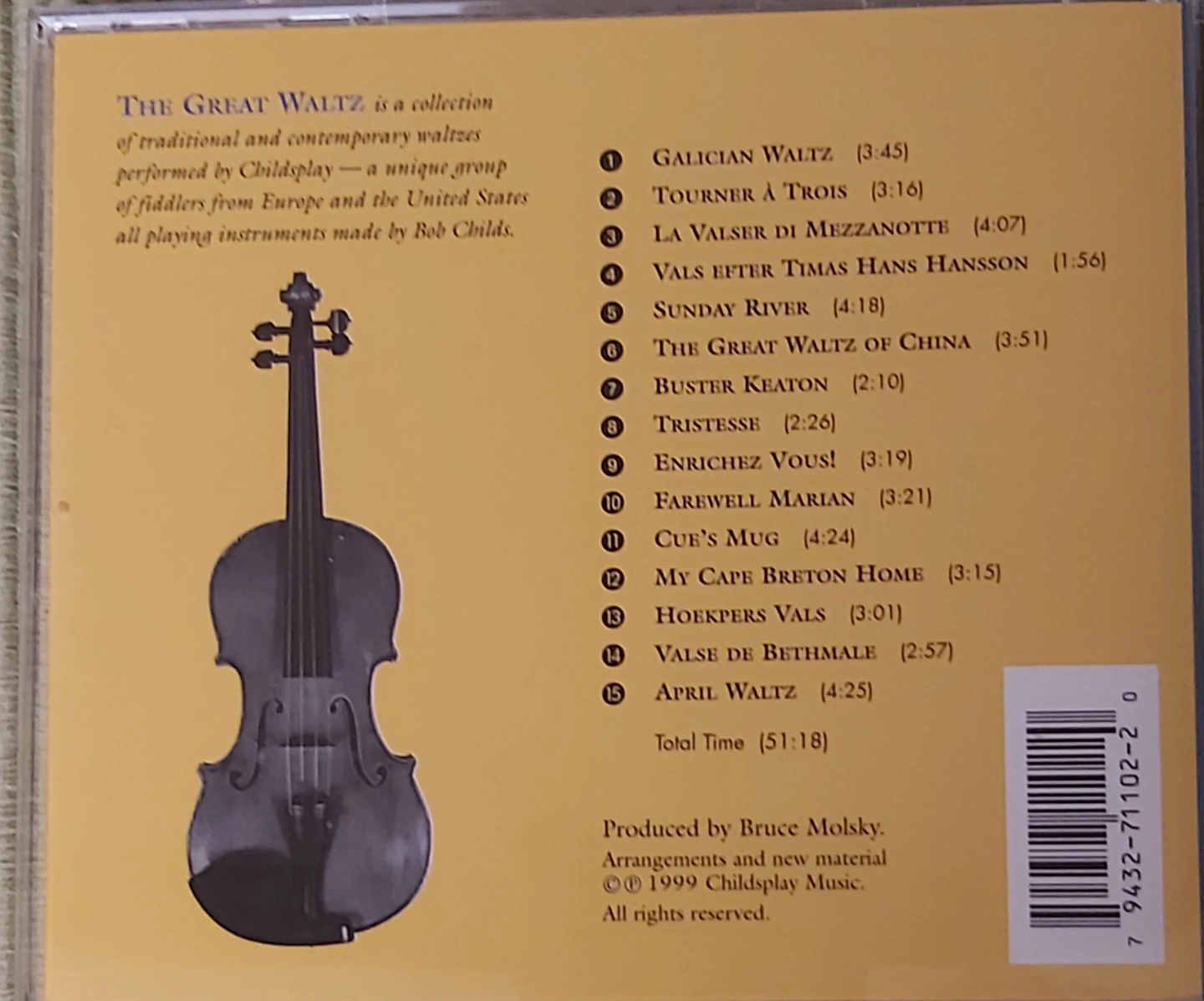 Childsplay The Great Waltz CD - photo 2