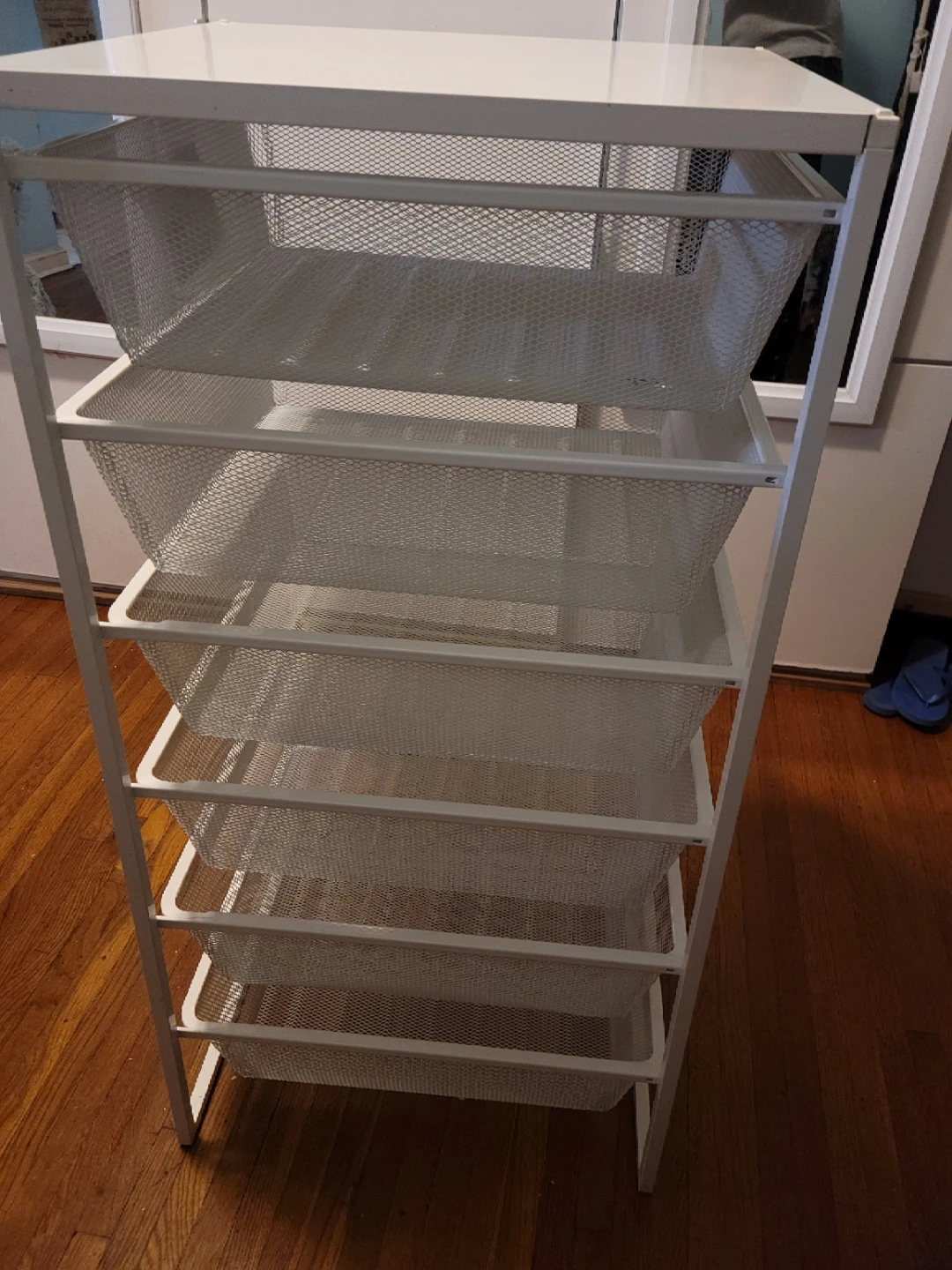 IKEA White 6-Drawer Rolling Cart - photo 5