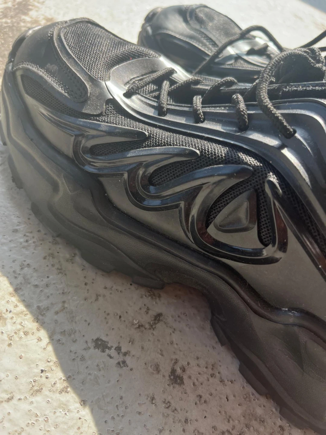 Black Chunky Sneakers - photo 3