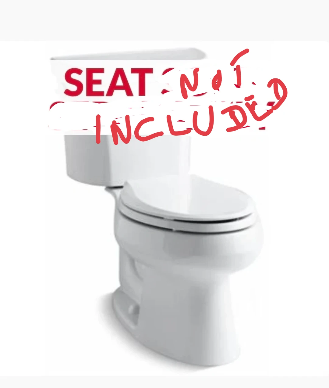 KOHLER WELLWORTH 2PC ELONGATED TOILET